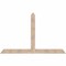 Ekena Millwork Portland Smooth Timber Gable Bracket, Douglas Fir, 84"W x 53"H x 3 1/2"D x 5 1/2"F, 15/12 Pitch GBW084X53X0406POR00SDF - alternate 1
